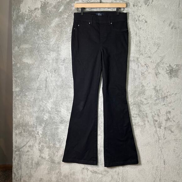 SPANX Pants - SPANX Shape EveryWear Flare Jeans Black Size Small Pull On Flattering
